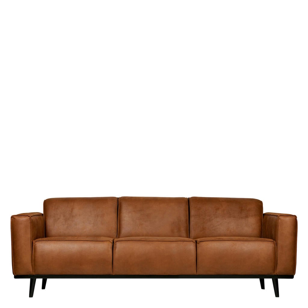 WOOOD 3-zitsbank Statement - cognac