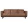 WOOOD Statement 3-Zits Bank - Ecoleer - Cognac - 5,5x200x90
