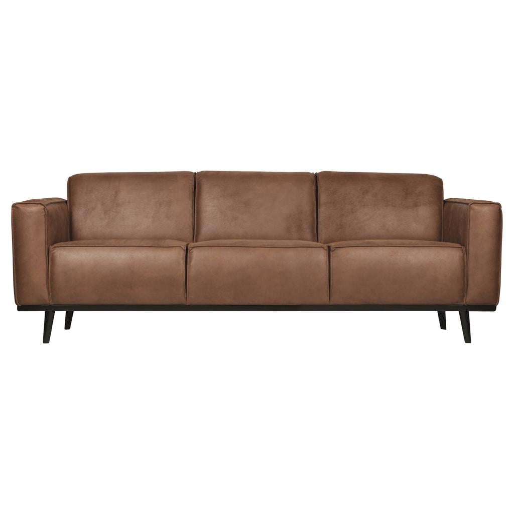 WOOOD Statement 3-Zits Bank - Ecoleer - Cognac - 5,5x200x90