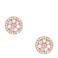 Fossil oorbellen JF02906791 roségoudkleurig