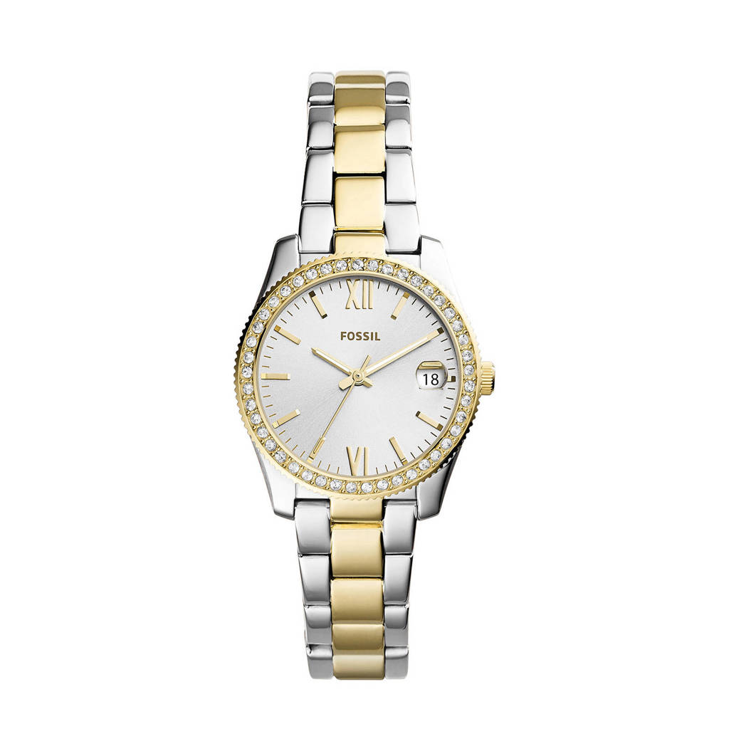 maat sirene Chronisch Fossil horloge ES4319 Scarlette Mini Zilver, goud | wehkamp