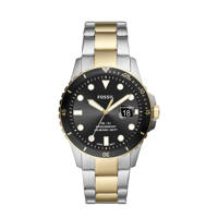 Fossil horloge FS5653 Fb-01 Zilver, Zilverkleurig/goudkleurig/zwart