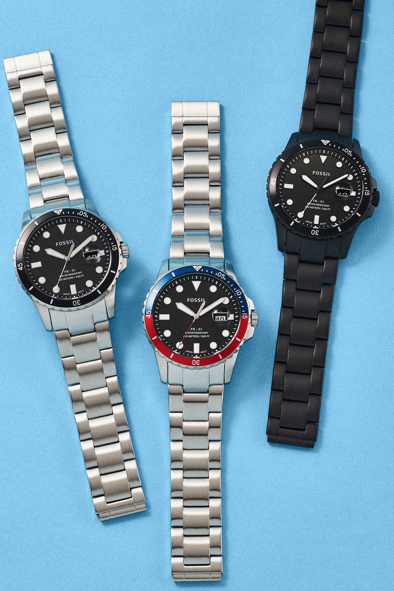 Fossil horloge Fb - 01 FS5657 zilver 