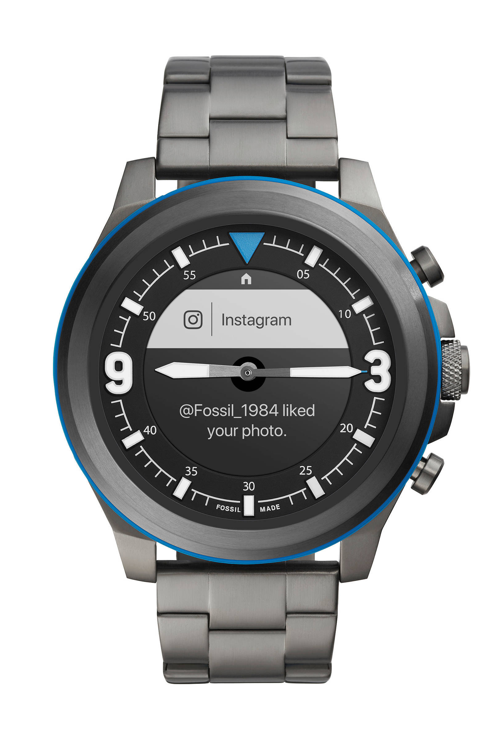 Fossil Latitude Hybrid Hr Heren Hybrid Smartwatch FTW7022 wehkamp