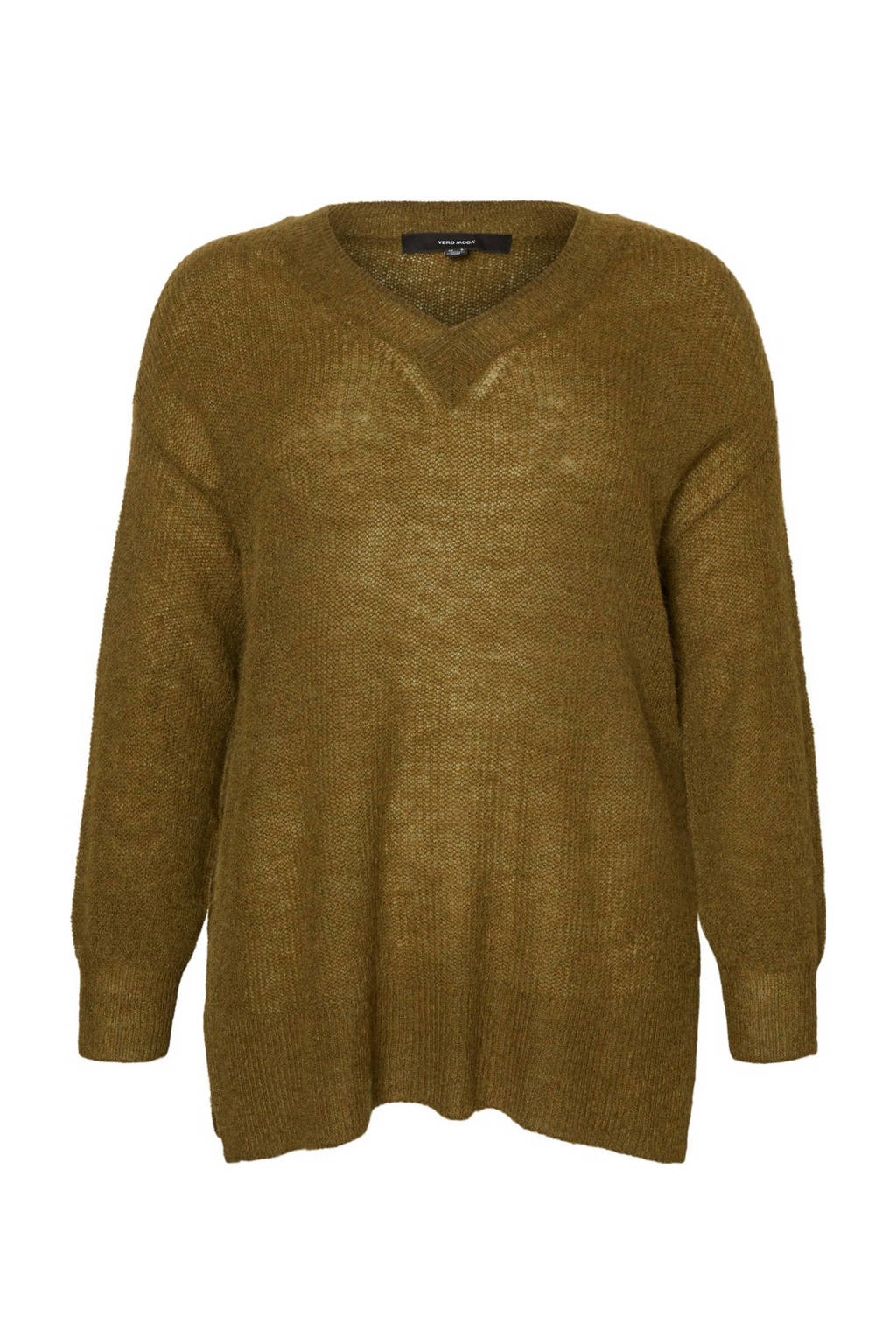 VERO MODA CURVE trui groen, Groen