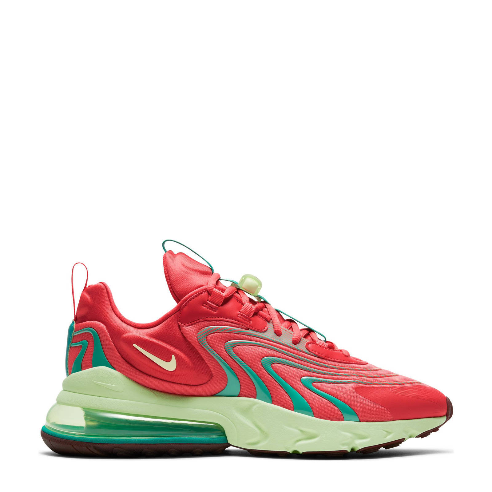 Nike Air Max 270 React Eng sneakers rood/geel/mintgroen | wehkamp