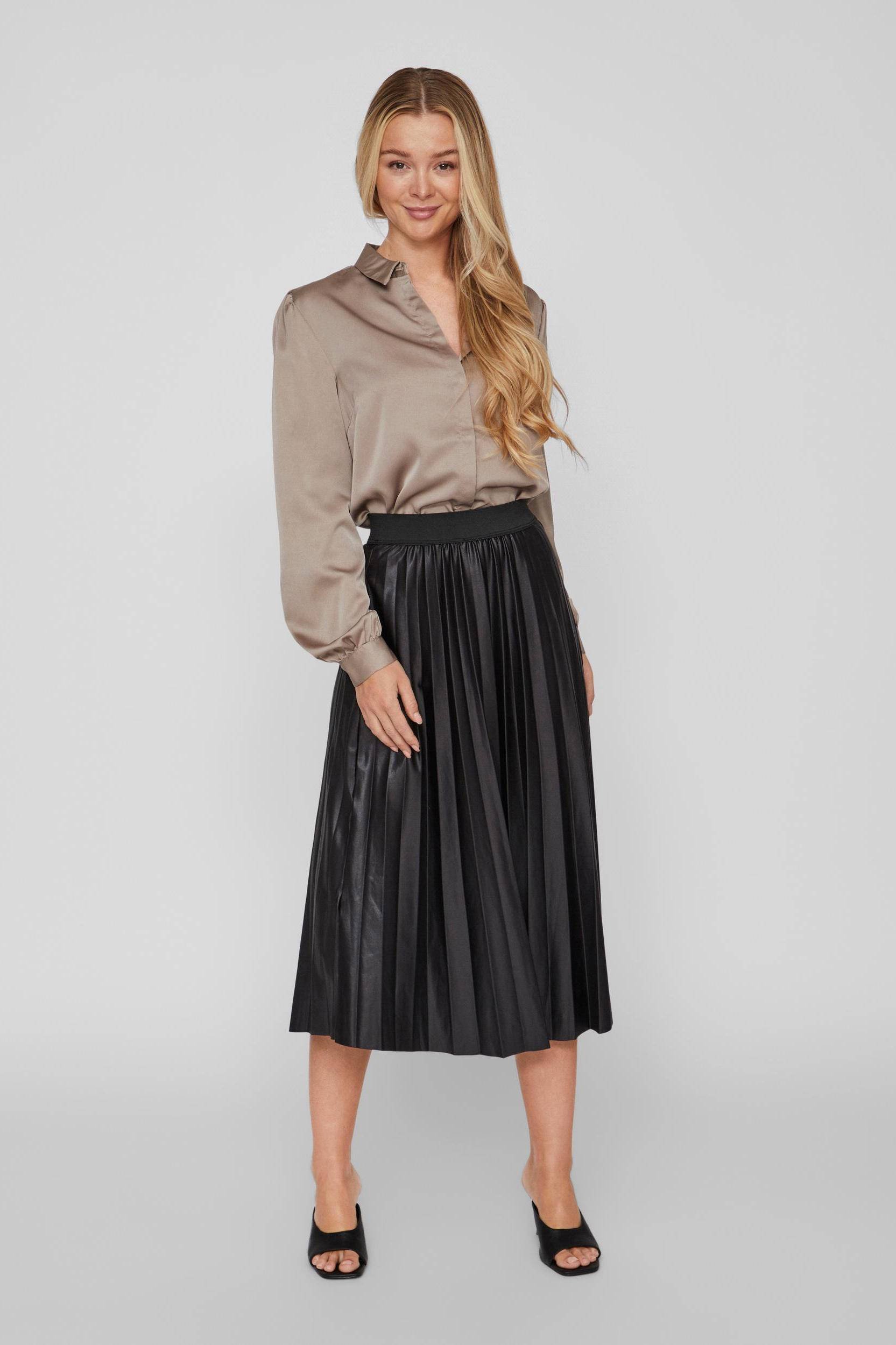 Vila discount plisse rok