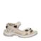 Ecco nubuck sandalen beige