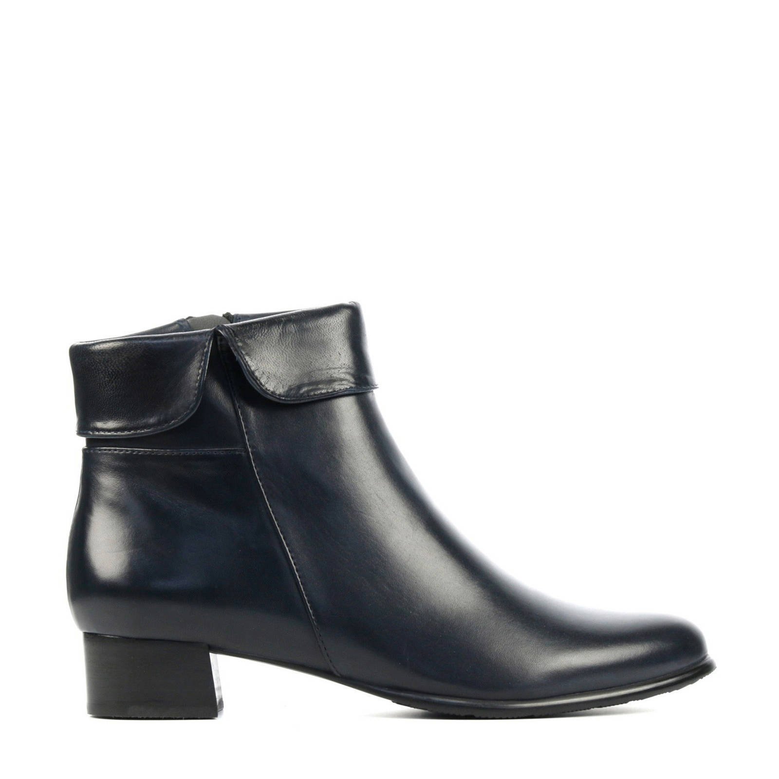 Everybody 49146 leren enkellaarzen donkerblauw | wehkamp Everybody leren enkellaarzen | wehkamp