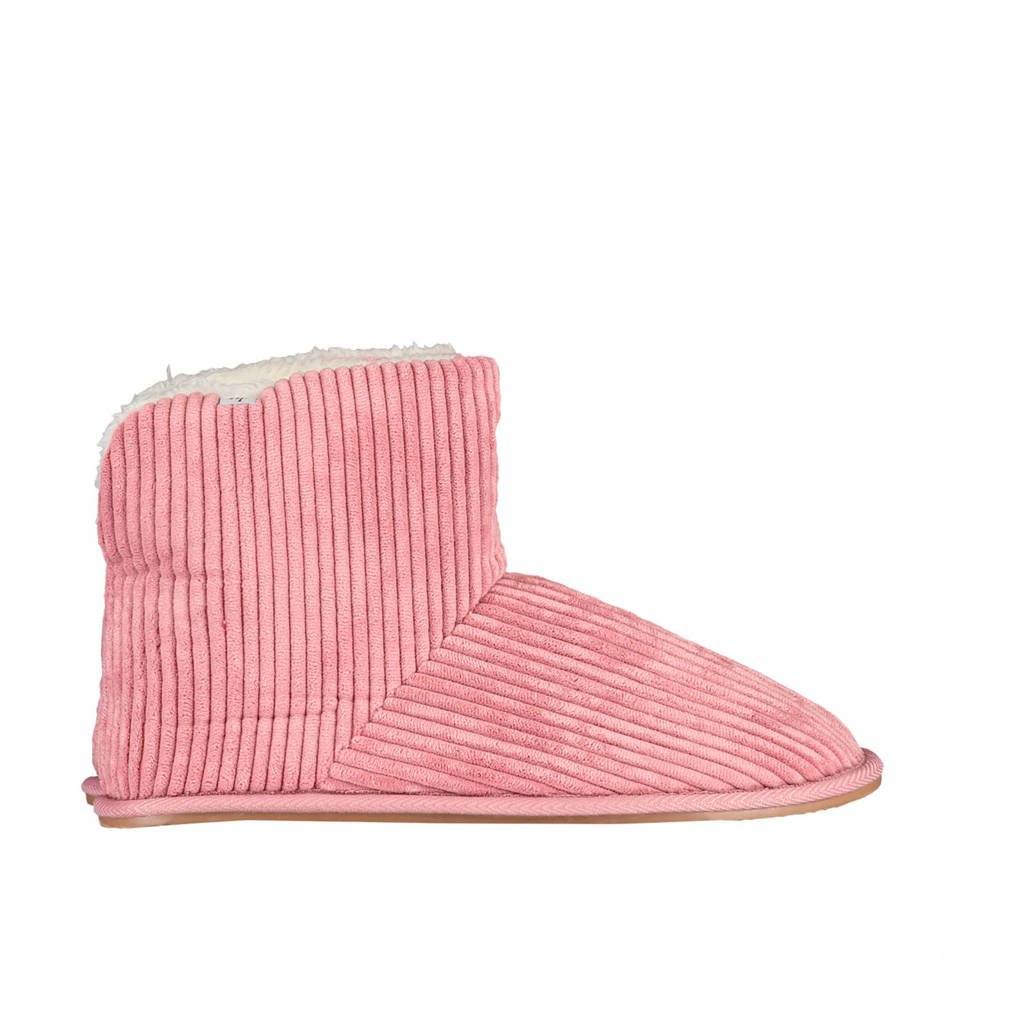 America Today Adele corduroy pantoffels roze, Roze