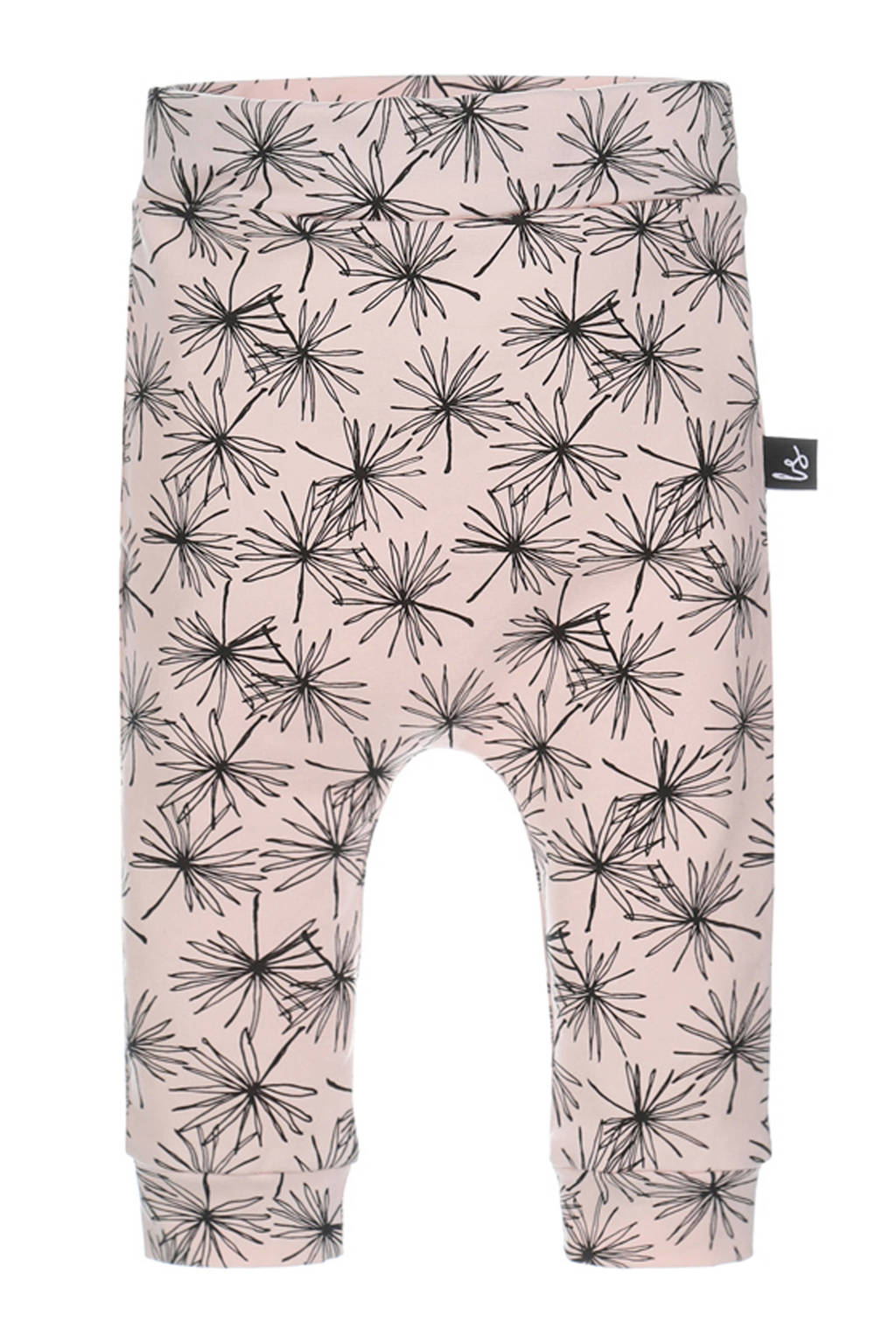 Babystyling broek met all over print roze, Roze