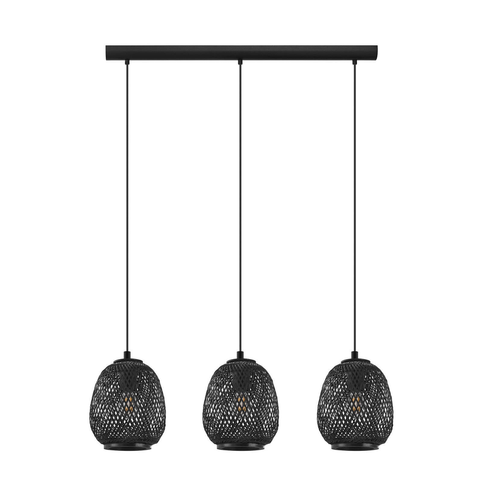 EGLO hanglamp Dembleby 3 lichts zwart Leen Bakker