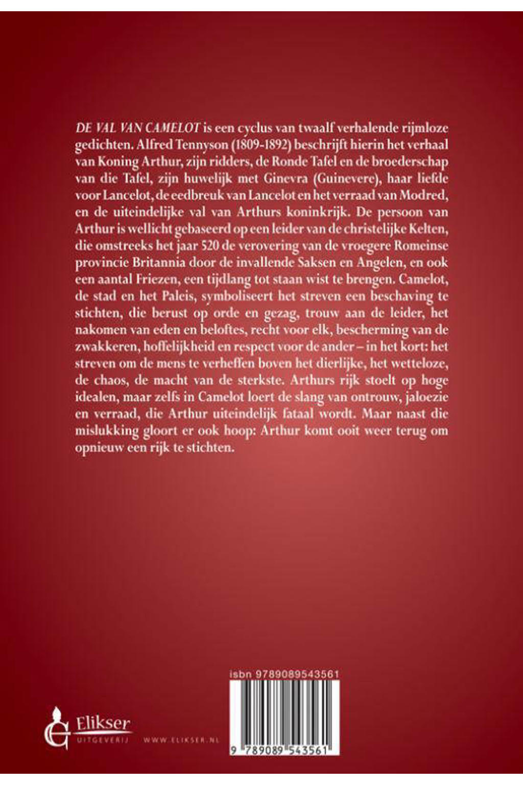 Alfred Lord Tennyson De val van Camelot wehkamp