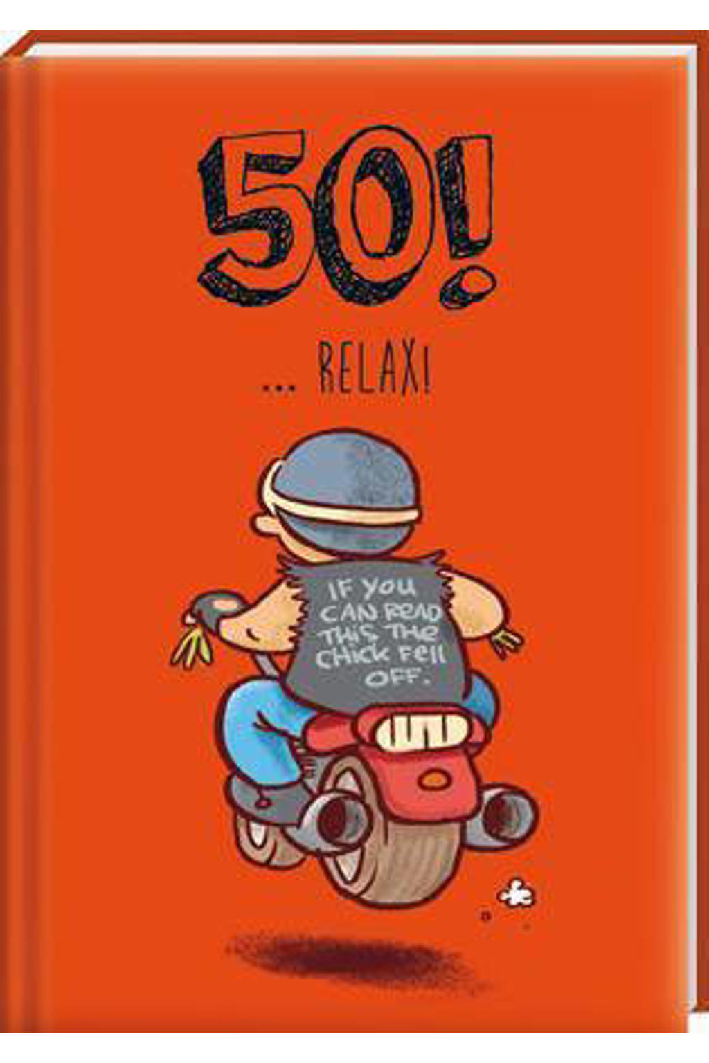 Leeftijden cadeauboekjes: Mijlpalen ... 50! Relax! - set 4 ex