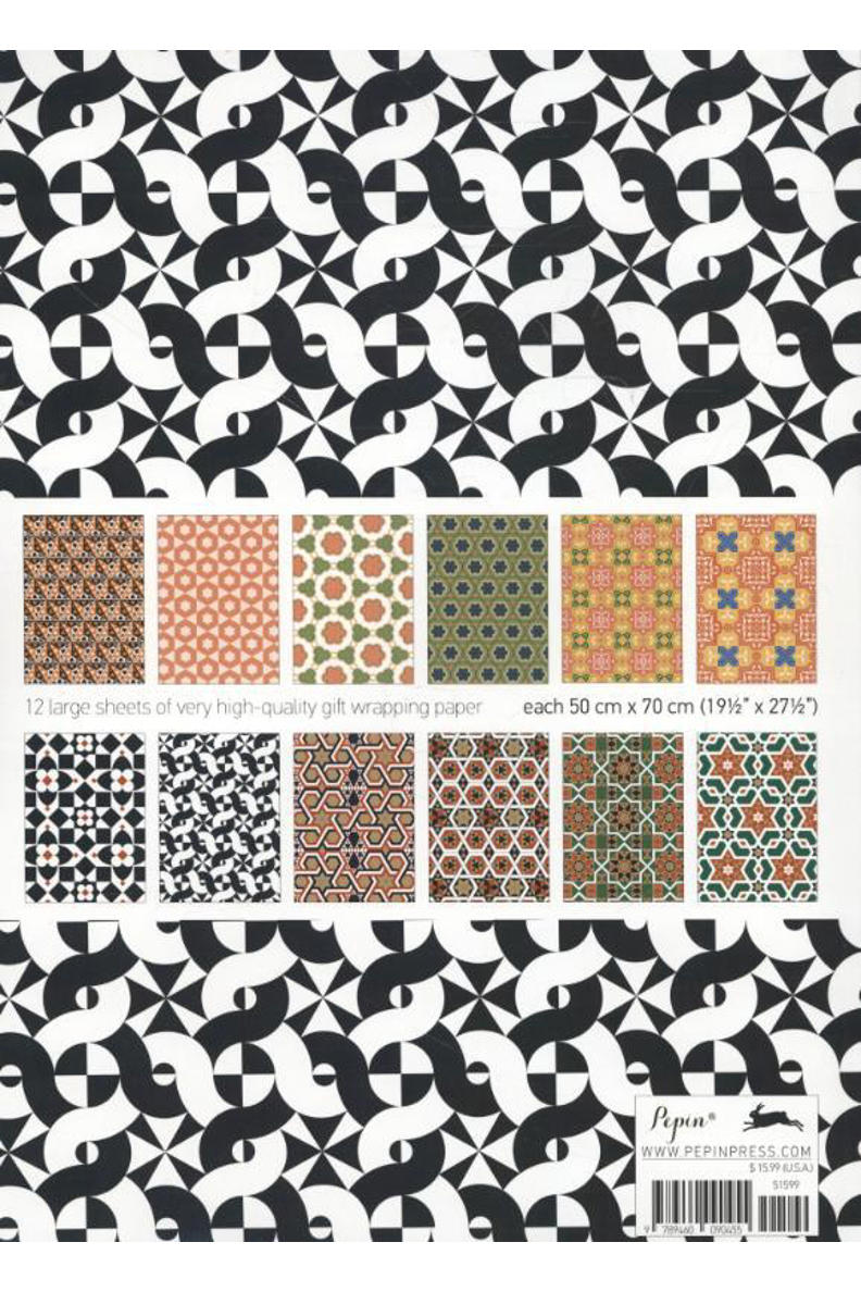 Pepin van Roojen Gift wrapping paper book Italian tile mosaies Volume