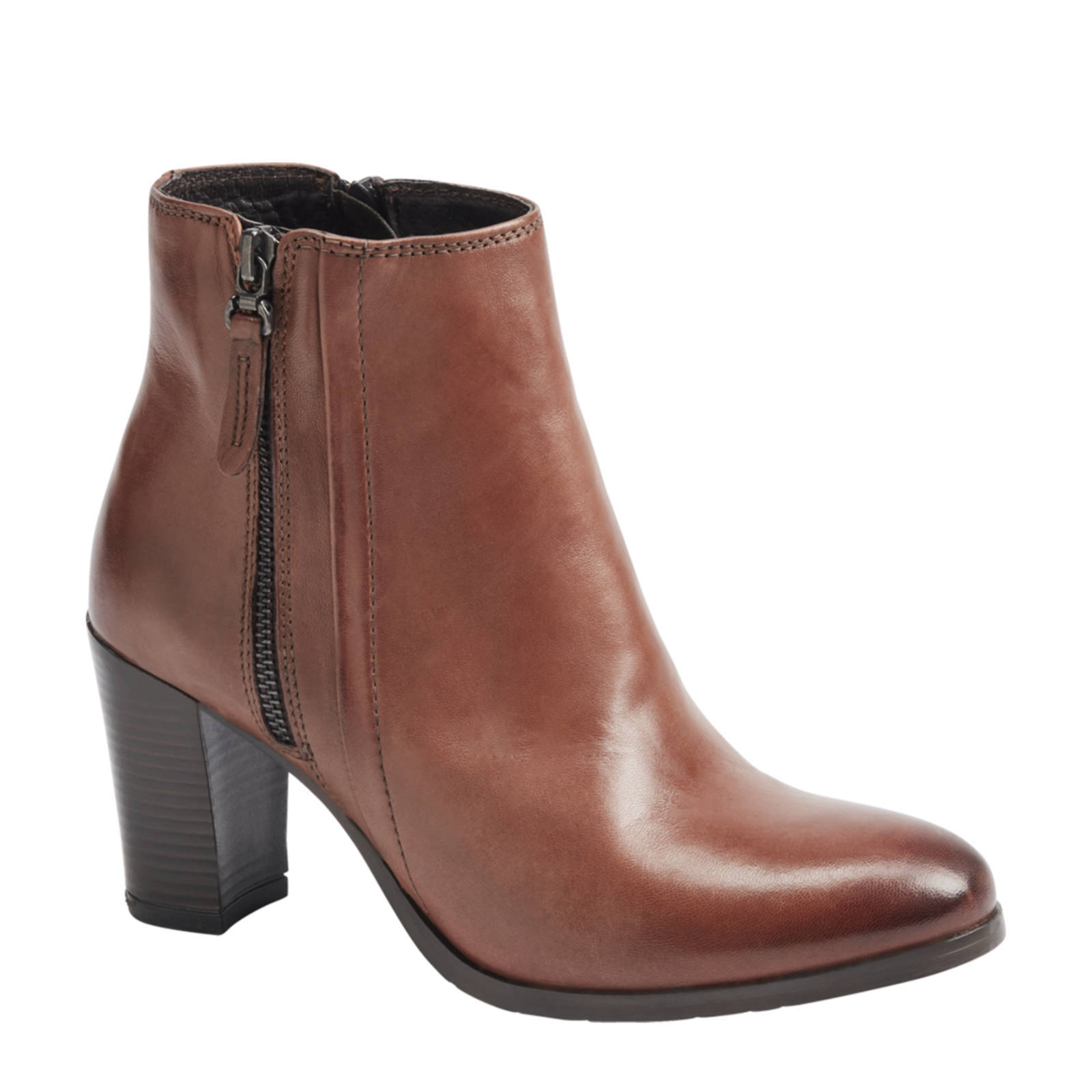 5th Avenue leren enkellaarzen cognac | wehkamp 5th Avenue leren enkellaarzen panterprint | wehkamp