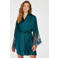 Hunkemöller kimono met kant petrol