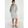 Hunkemöller fleece badjas met ritssluiting oudroze