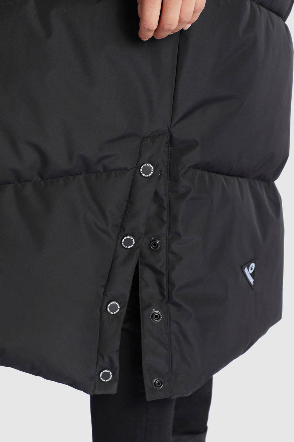 Geisha gewatteerde winterjas donkerblauw