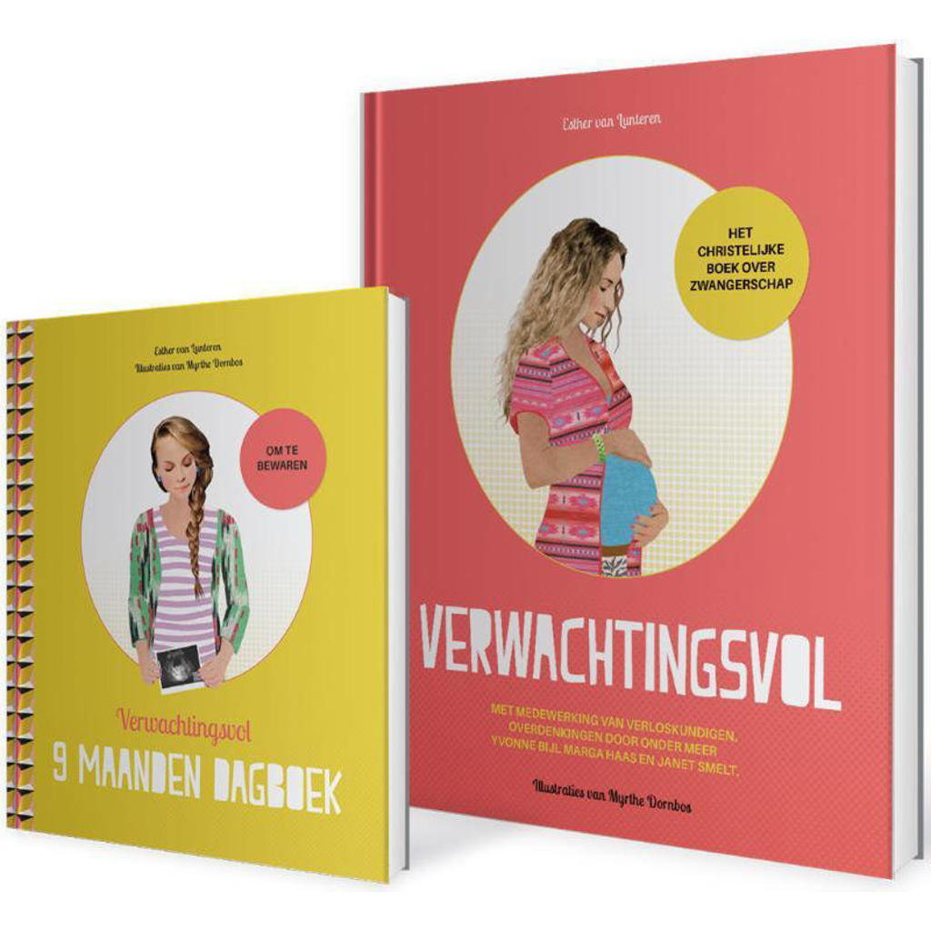 Pakket verwachtingsvol + negenmaandendagboek - Esther van Lunteren