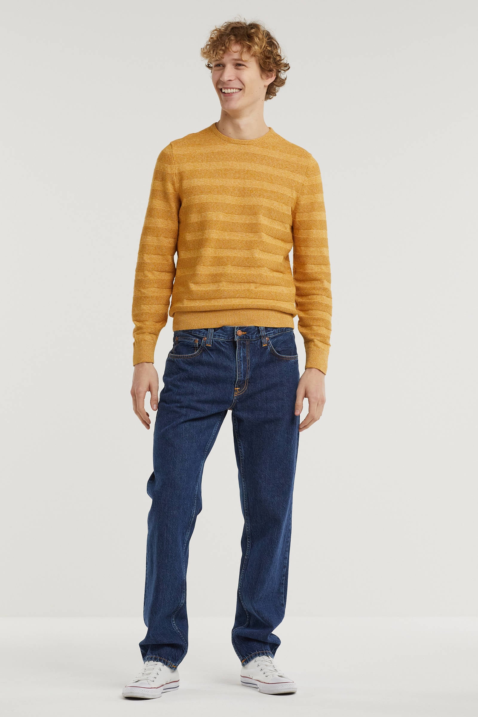 Nudie Jeans regular straight fit jeans Gritty Jackson Dark Space | wehkamp