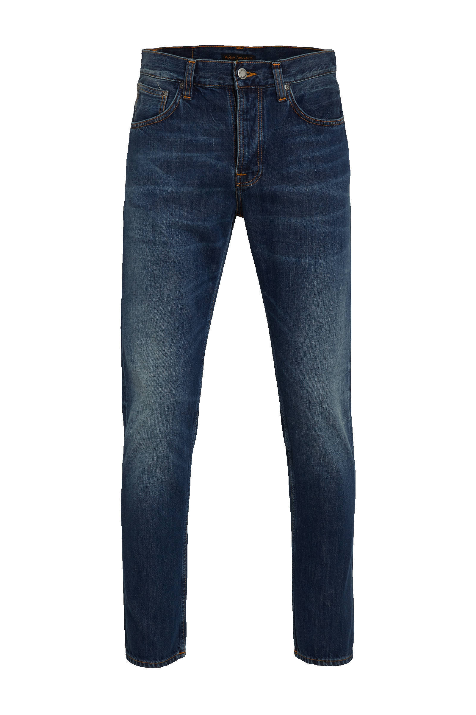 regular fit tapered leg jeans