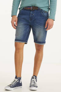 LERROS regular fit jeans short blauw, Blauw