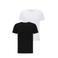 Lee T-shirt (set van 2 ) zwart/wit