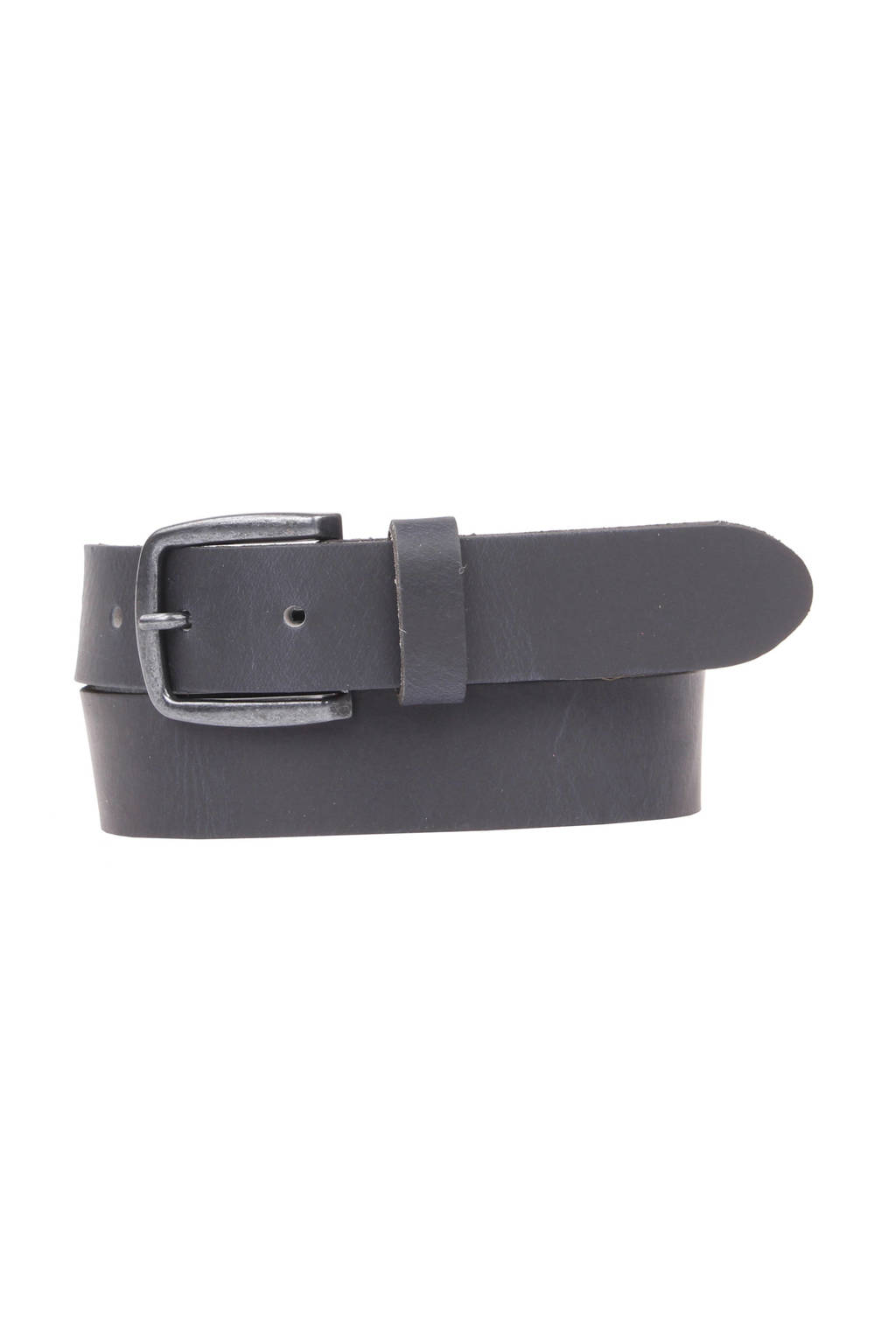 Petrol Industries leren riem blauw, Blauw