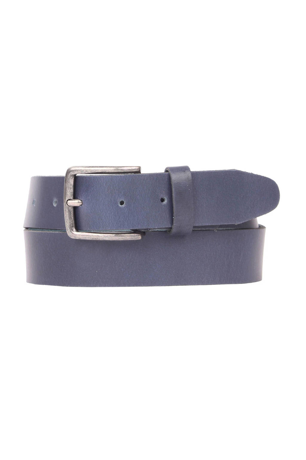 Presly & Sun leren riem blauw, 408 Blue.