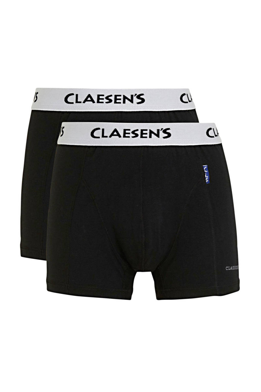 Claesen's   boxershort - set van 2 zwart/wit, Zwart/wit