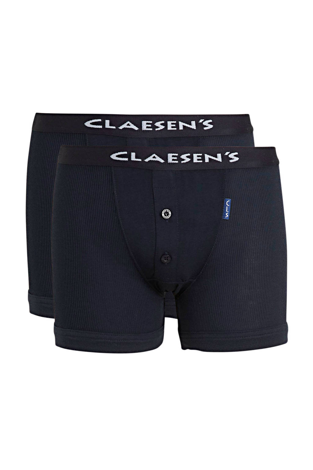 Claesen's   boxershort - set van 2 donkerblauw, Donkerblauw