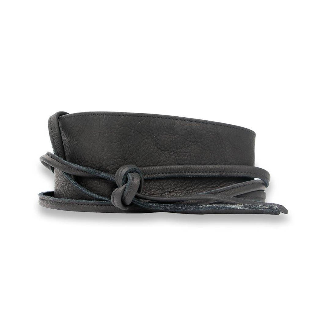 Legend leren tailleriem zwart, Zwart