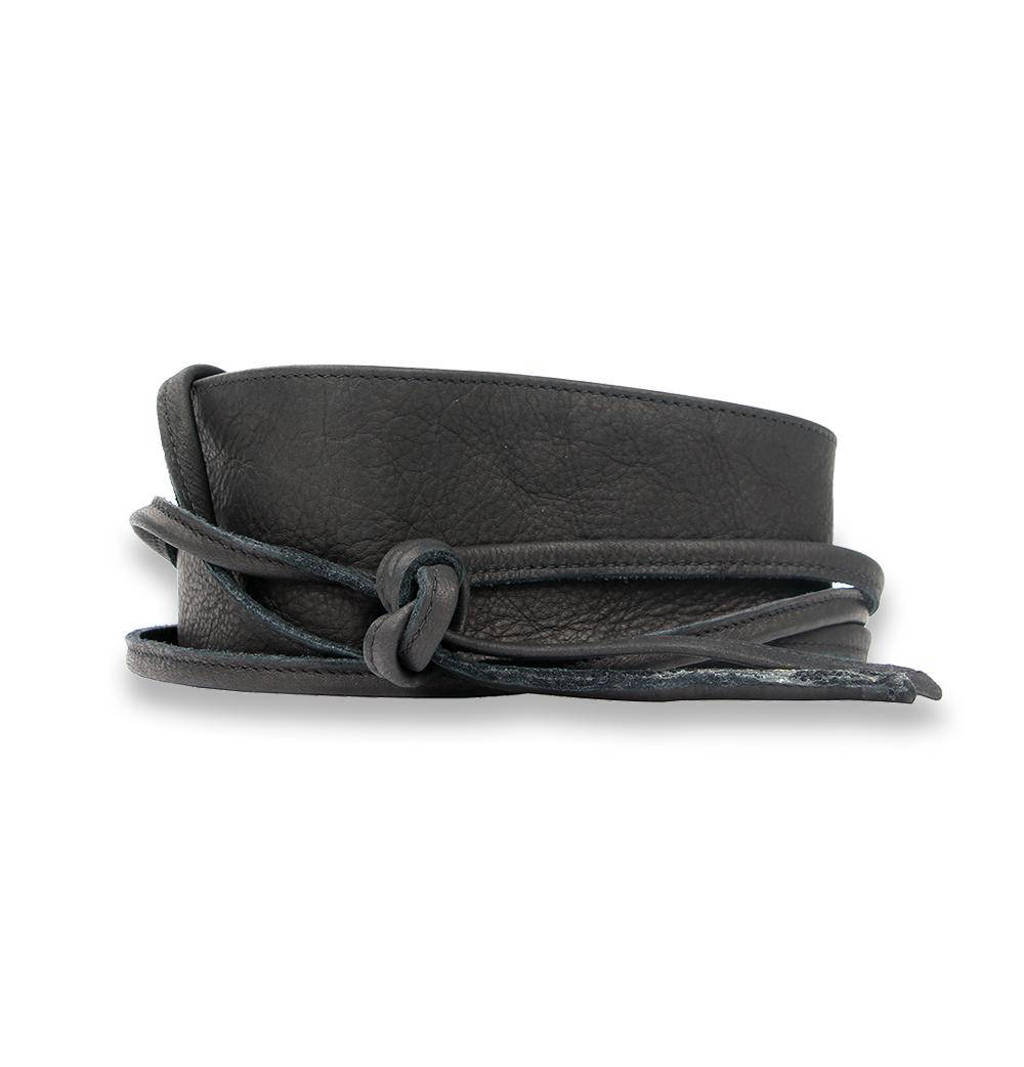 Legend leren tailleriem zwart, Zwart