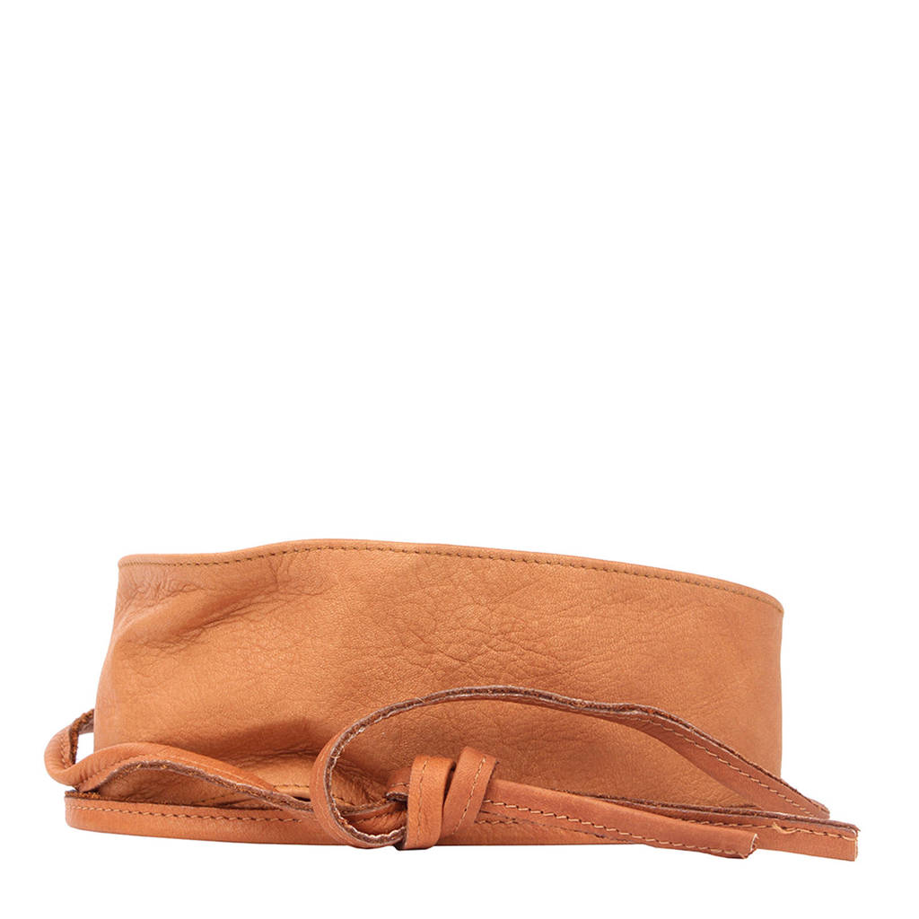 Legend leren tailleriem cognac, Cognac