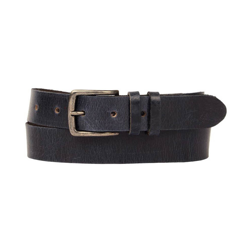 Legend leren riem blauw, 408 Blue.