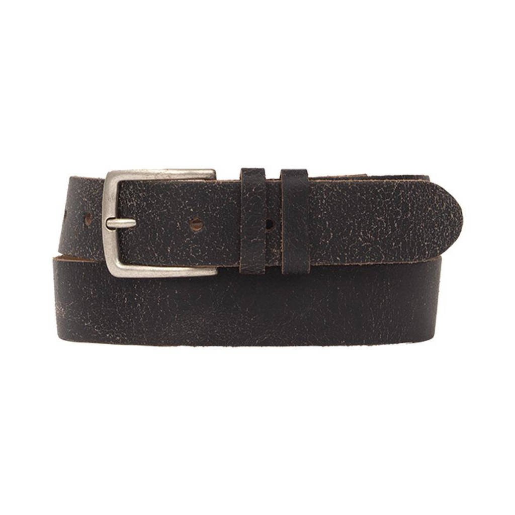 Legend leren riem zwart, 999 Black.