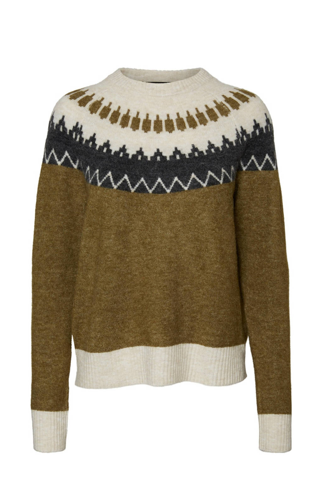 VERO MODA CURVE trui groen, Groen