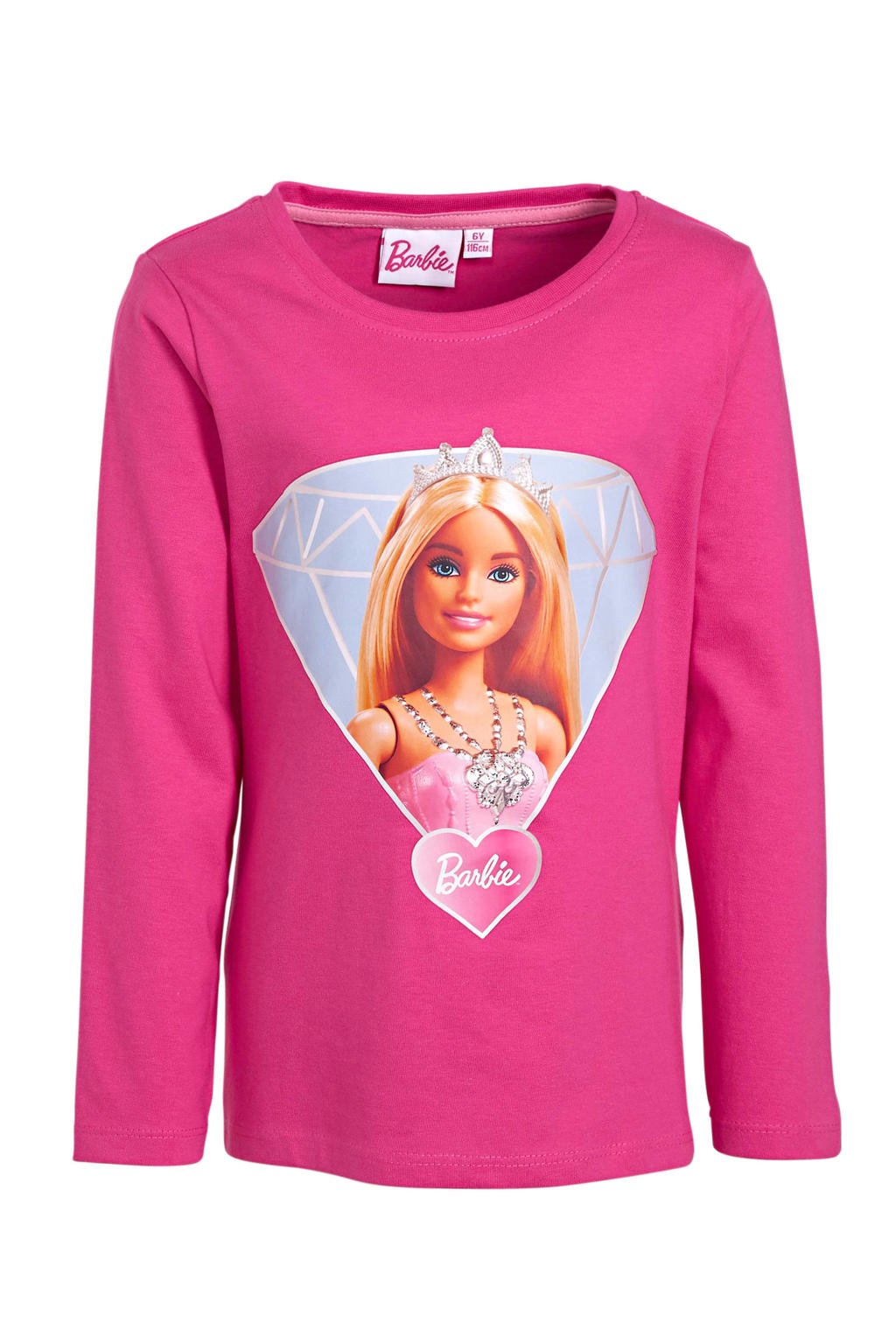 Barbie Longsleeve Roze Wehkamp