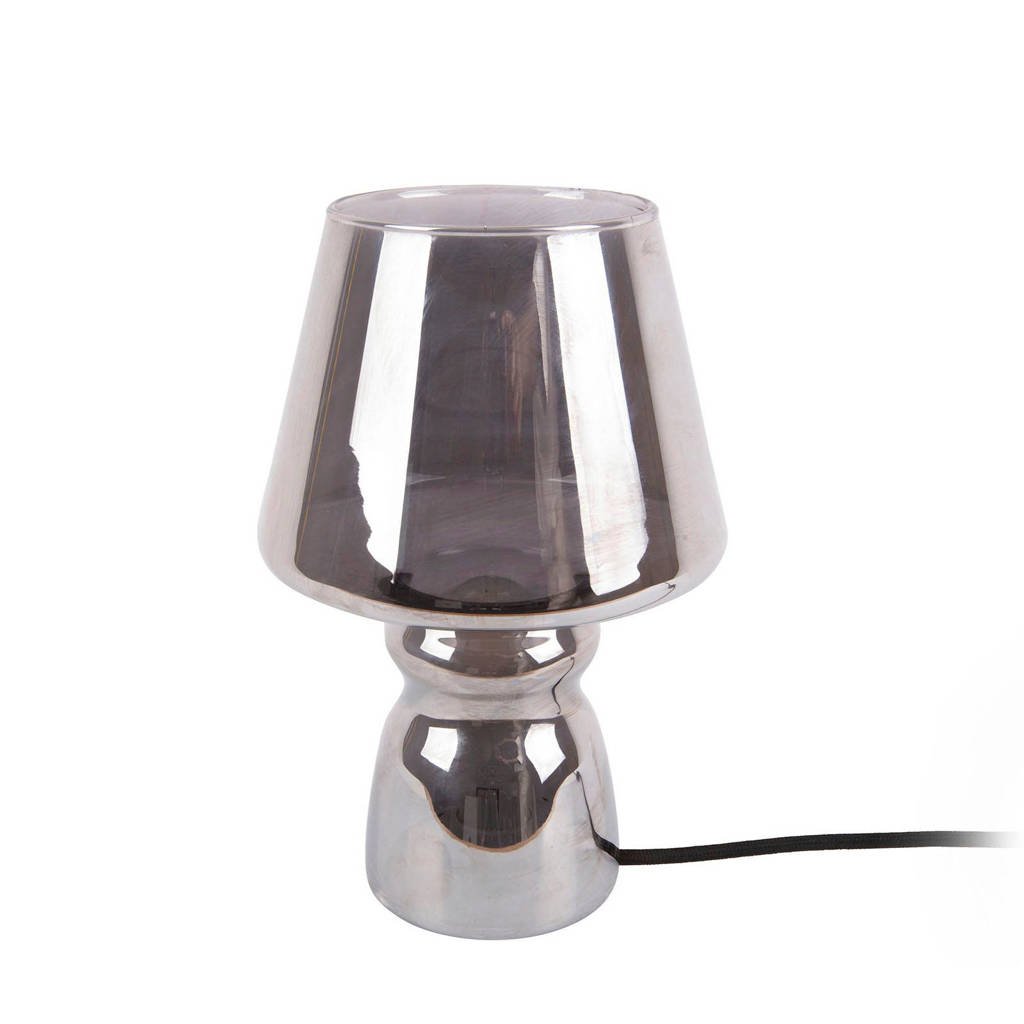Leitmotiv tafellamp Classic Glass, Zilverkleurig (Chroom)