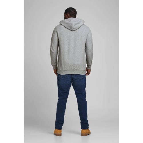 JACK & JONES PLUS SIZE sweatvest JJEBASIC Plus Size grijs melange afbeelding
