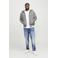JACK & JONES PLUS SIZE sweatvest JJEBASIC Plus Size grijs melange