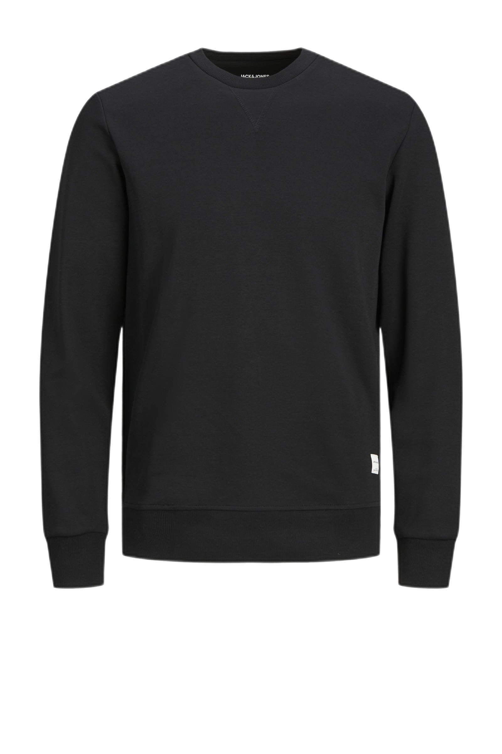 JACK & JONES ESSENTIALS sweater JJEBASIC zwart online kopen