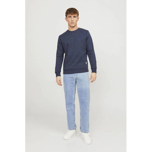 JACK & JONES ESSENTIALS sweater JJEBASIC donkerblauw afbeelding