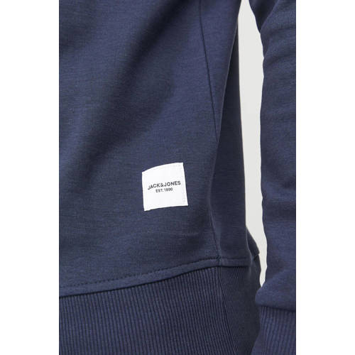 JACK & JONES ESSENTIALS sweater JJEBASIC donkerblauw afbeelding