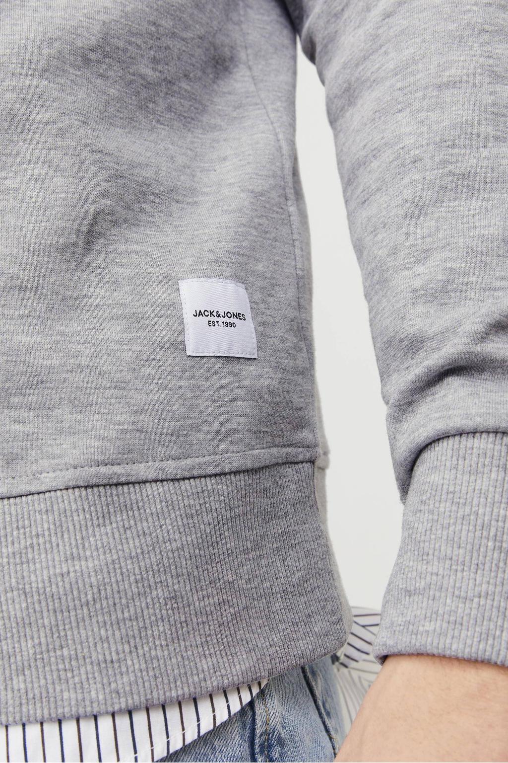 JACK & JONES ESSENTIALS sweater grijs melange