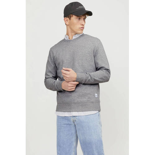 JACK & JONES ESSENTIALS sweater grijs melange afbeelding