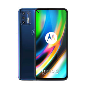 Moto G9 Plus smartphone (blauw)