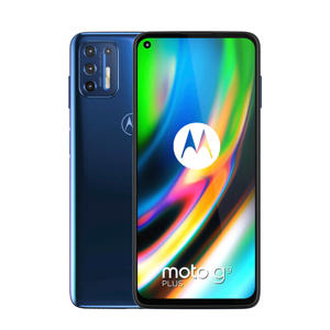 Moto G9 Plus smartphone (blauw)
