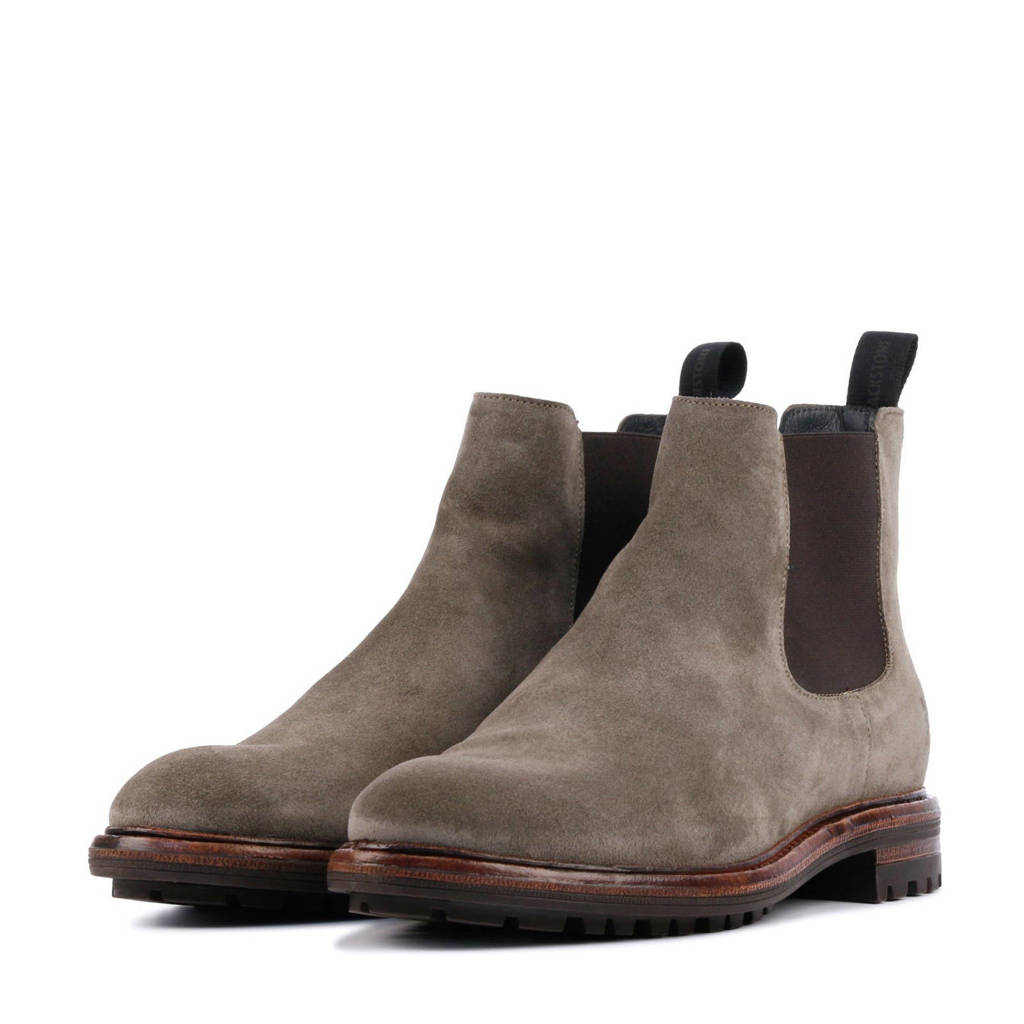 mens taupe suede chelsea boots